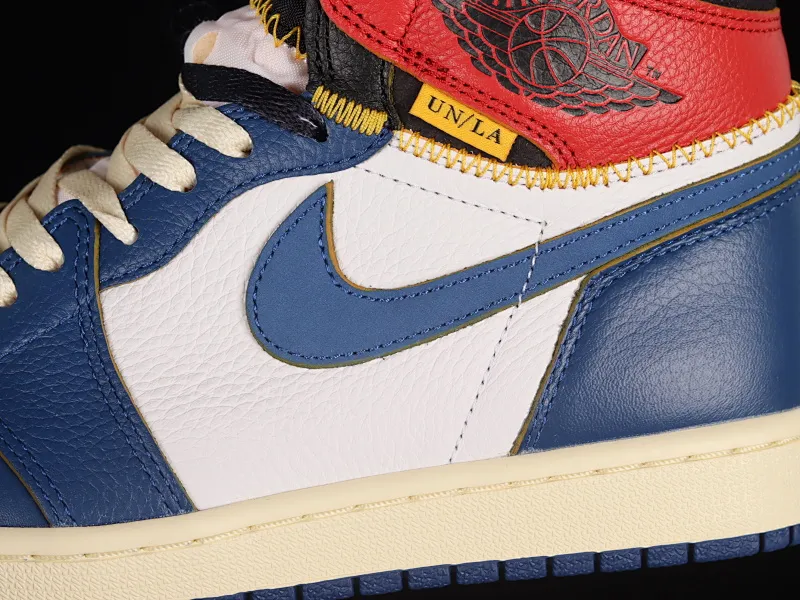All categories Air Jordan Jordan series basketball shoes Air Jordan 1 High LJR version Air Jordan 1 x Union AJ1 Joe 1 limited edition four-color deconstruction stitching basketball shoes BV1300-146